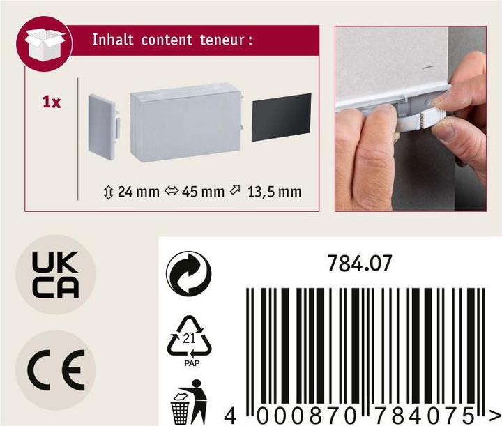 Actual product image Paulmann LED strips profile elements