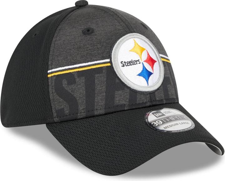 Produktbild New Era 39Thirty Cap - TRAINING 2023 Pittsburgh Steelers - M (M/L)