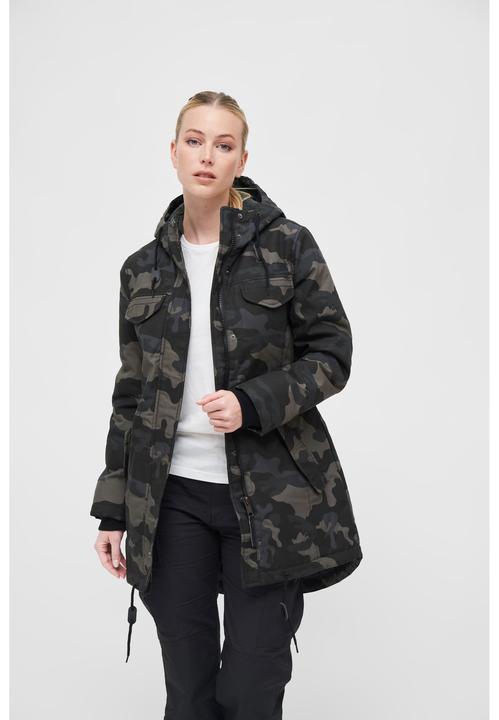 Actual product image Brandit Women's Marsh Lake Parka Size S Colour Dark camouflage pattern (S)
