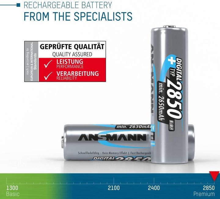 Produktbild Ansmann AA (4 Stk., AA, 2650 mAh)