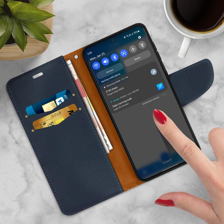 Actual product image Avizar Litchi Series (Samsung Galaxy S21)