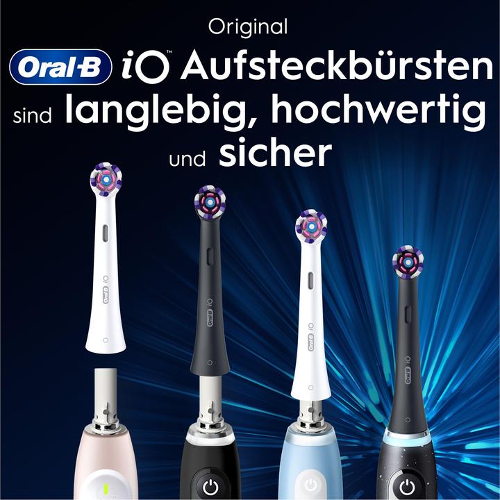 Actual product image Oral-B iO Strahlendes Weiss, Original Aufsteckbürsten (8 x)