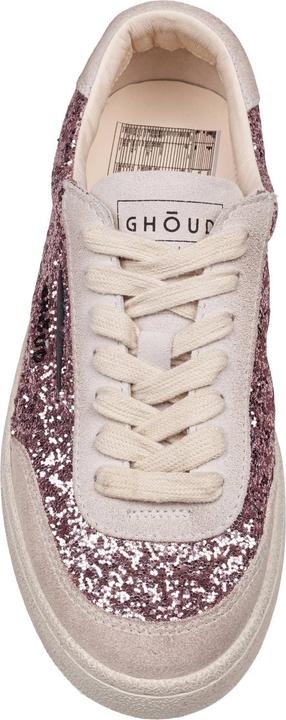Produktbild Ghoud lido suede and glitter sneakers pink color (42)