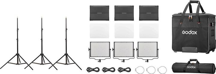 Image du produit Godox Studio LED Light Panel 3 Light Kit P120D K2 (Panneaux lumineux)
