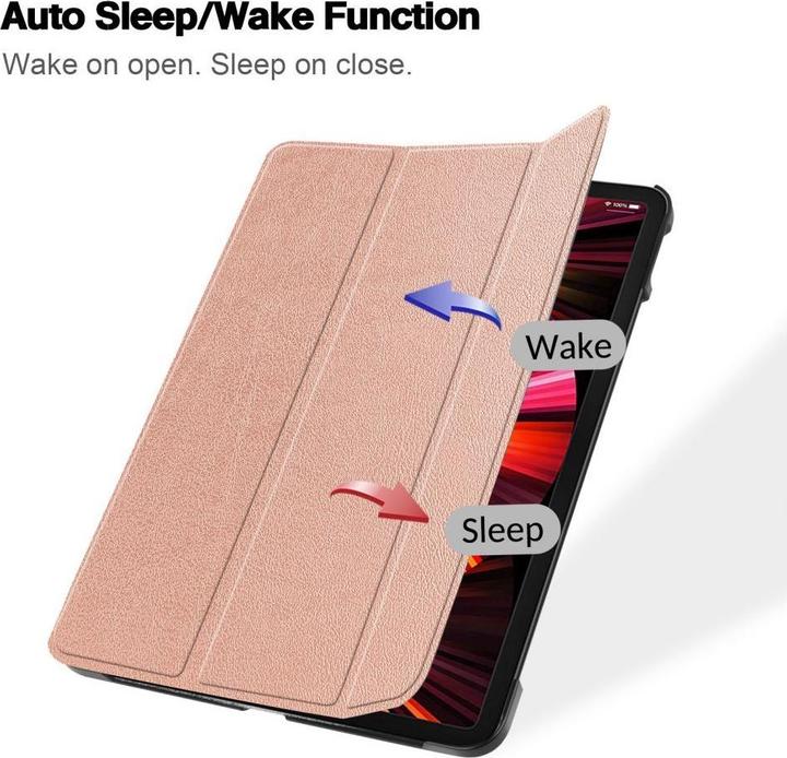 Actual product image iLike iPad 9.7 Tri-Fold Eco-Leather Stand Case (iPad 9.7)