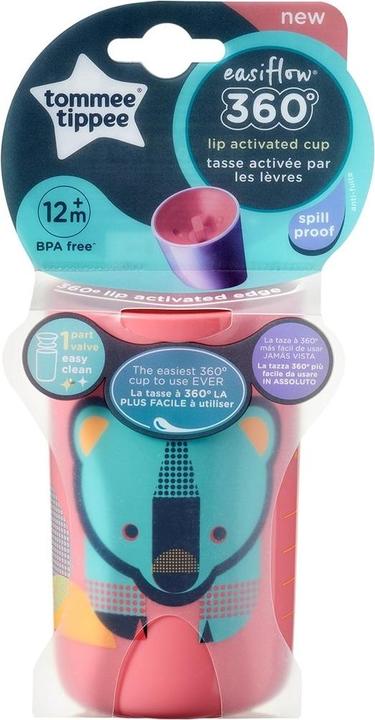 Actual product image Tommee Tippee Drinking Cup 360 Easiflow 250ml pink (44720811)