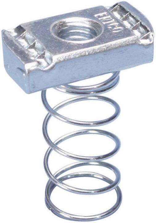 Immagine prodotto Caddy ERI UA608 Dado profilato dentato P3 M8 con molla lunga (M8)