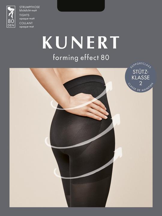 Actual product image Kunert Forming Effect 80 shaping tights, colour 050 black, size 40-42 (80 DEN, 40 - 42)