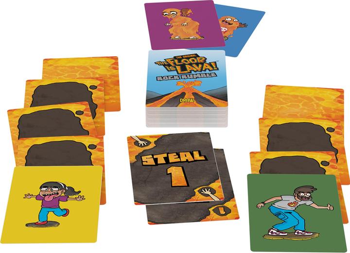 Actual product image Goliath Toys The Floor Is Lava Card Game (English)