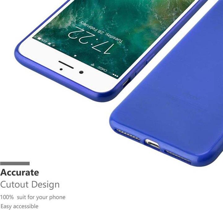 Produktbild Cadorabo TPU Brushed Cover (Apple iPhone 7s Plus, Apple iPhone 7 Plus, Apple iPhone 8 Plus)