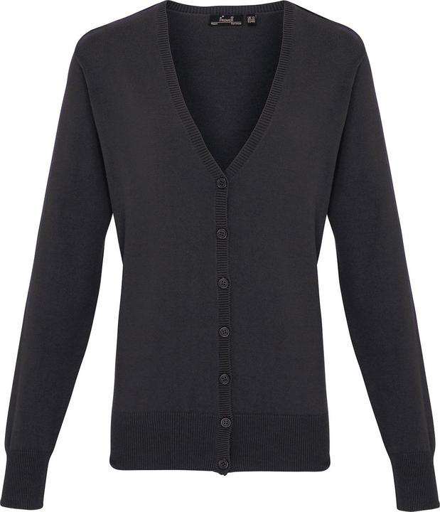 Actual product image Premier Womens/Ladies Cotton Acrylic V Neck Cardigan (34 D)