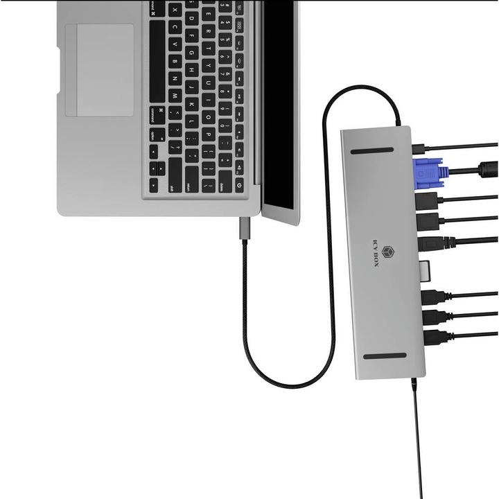 Immagine prodotto Icy Box IB-DK2106a-CPD (USB-C, 7 Porti)