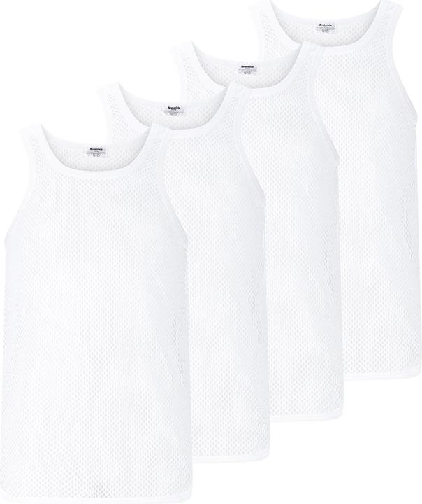 Actual product image Resteröds 4 Pack Organic Cotton Undershirt / Tank Top (XL)