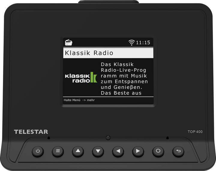 Produktbild Telestar TOP 400 DAB+ Internetradio-Adapter schwarz (Internetradio, DAB+, FM, Bluetooth, WLAN)