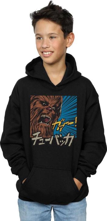 Actual product image Star Wars Boys Chewbacca Roar Pop Art Hoodie (116)