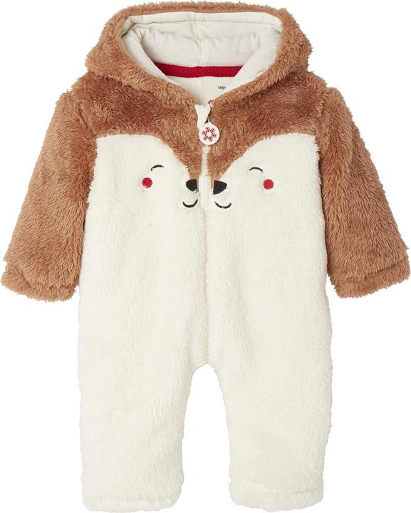 Image du produit Vertbaudet Combinaison de Noël pour bébé en peluche, renne (80)