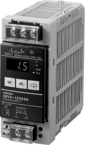 Omron Industrial Automation Power Supply AC-DC 24V 5A DIN Rail