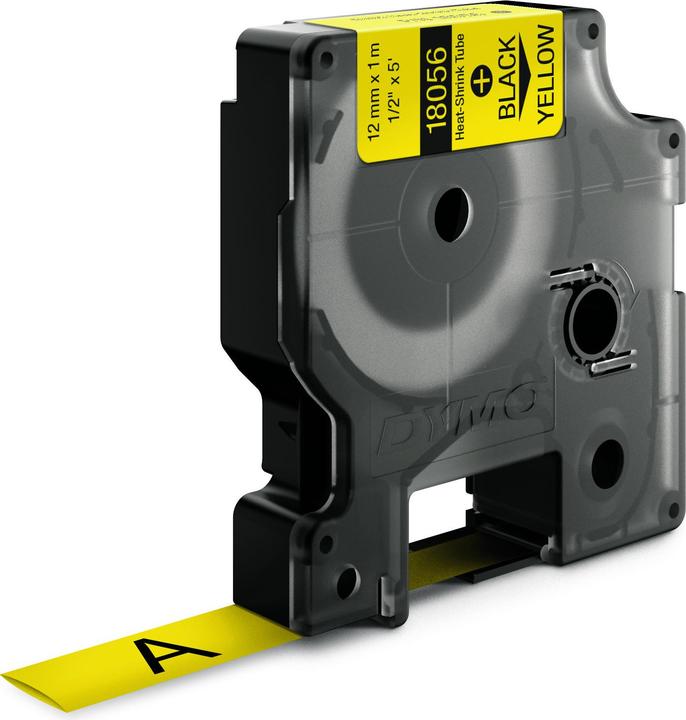Dymo Heissschrumpfschlauch ID1 12mm gelb (1.20 cm, Gelb)