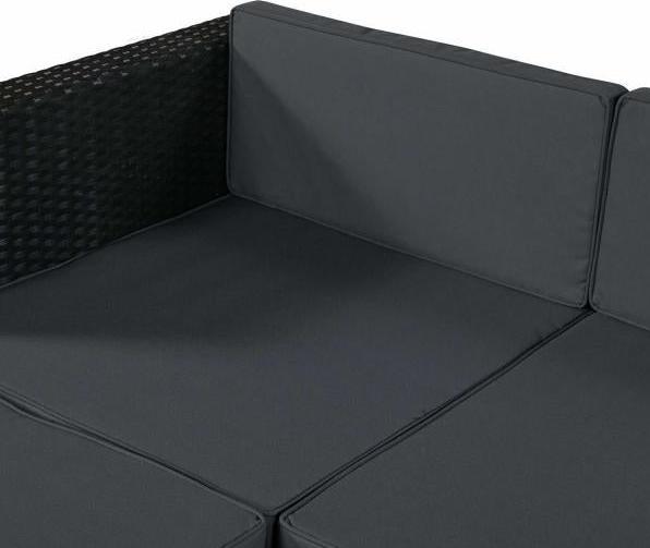 Actual product image Juskys Polyrattan lounge Punta Cana M seating set