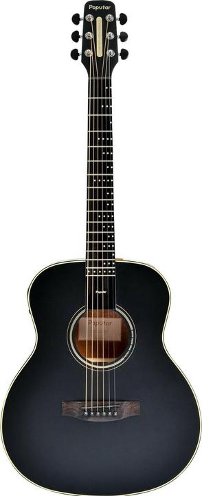 Image du produit Popu Music Guitare western Poputar T2 (Guitare occidentale, Rosewood (matériau de pont), Épicéa (table d'harmonie), Acajou (matériau arrière), Acajou (matériau latéral), Acrylonitrile butadiene styrene (ABS) (matériau de la planche à doigts))