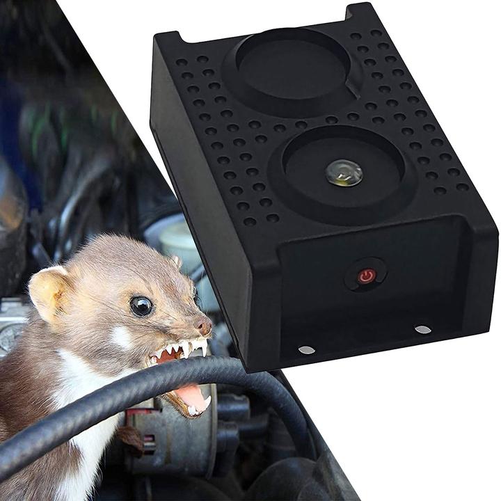 Isotronic LED Mardervertreiber, Ratten-Mäusefrei, mit Blitzlicht