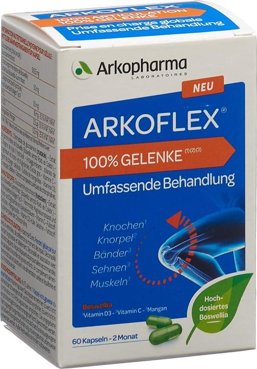 Immagine prodotto Arkopharma Arkoflex 100%Gelenke Kapseln (60 Pezzo/i, Pillole, 87 g)