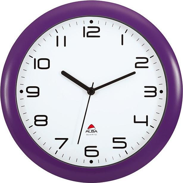 Actual product image Alba Wall clock Hornewp purple 30 cm (30 cm)