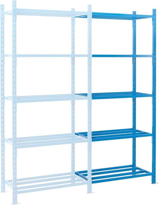 Actual product image Manorga Heavy-duty boltless shelving with tubular mesh shelves