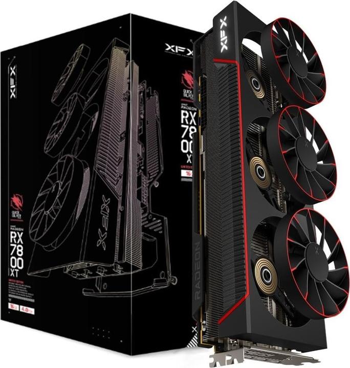 Produktbild XFX Qicksilver Radeon RX 7800 XT Magnetic Air Gaming (16 GB)