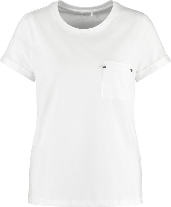 Produktbild Gerry Weber T-Shirt aus Baumwolle mit Ziersteinchen T-Shirt 1/2 Arm - 63000 (46)