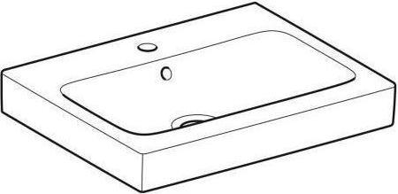 Actual product image Geberit Keramag / Washbasin iCon 60 cm white Keratec 124060600 (485 mm, 600 mm)