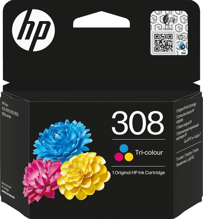 Image du produit HP 7FP20UE#CE1 308 Encre Envy 3color 120 (M, C, Y)