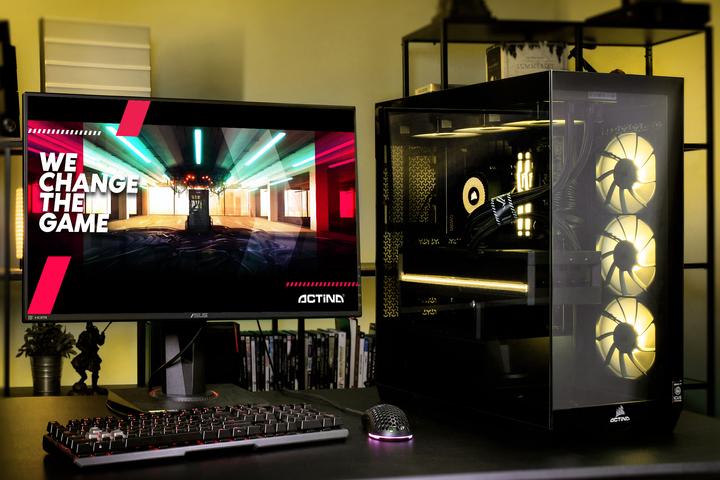 Produktbild Actina . Gaming GameOn (AMD Ryzen 7 9800X3D, 32 GB, 2000 GB, AMD Radeon Graphics)