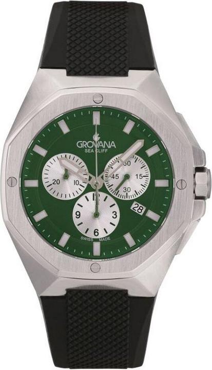 Produktbild Grovana Sea Cliff Chrono-Kollektion – Montre-Quarz, hergestellt in der Schweiz (Swiss Made)