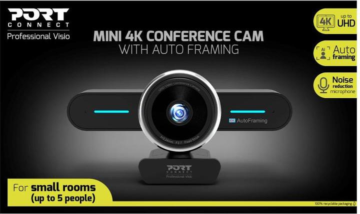 Actual product image Port Designs Port WEB CAM 4K STEREO