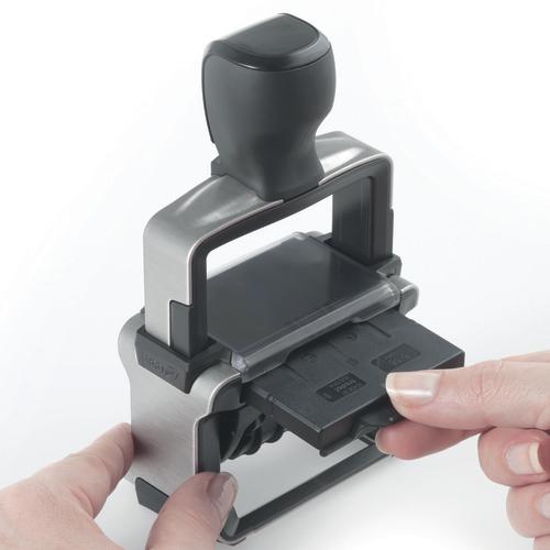Actual product image Trodat Date stamp with texts