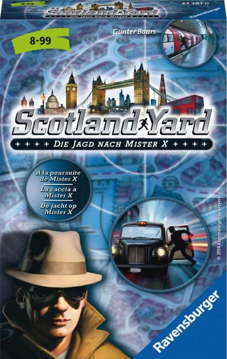 Image du produit Ravensburger Scotland Yard - La chasse à Monsieur X (Allemand, Français, Italien)