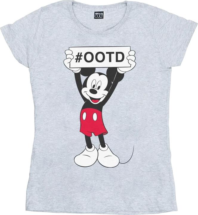 Actual product image Disney Womens/Ladies Mickey MouseOutfit Of The Day Cotton T-Shirt (L)