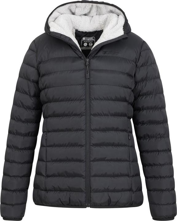 Image du produit Mountain Warehouse Veste matelassée en fausse fourrure pour femmes/adolescentes (36 D)