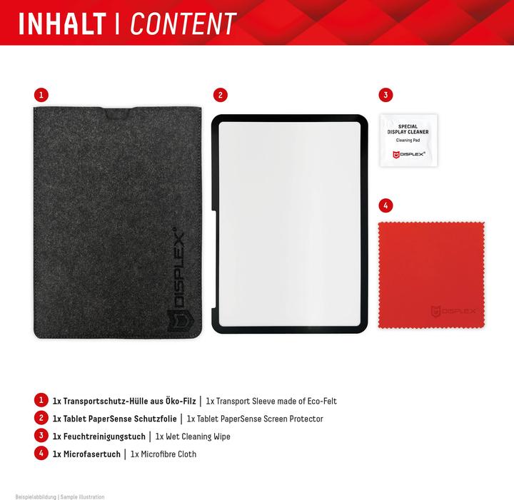 Image du produit Displex Tablet Papersense, iPad Paper Feeling Schutzfolie (1 pièce(s), iPad 2022 (10e génération), iPad Air 11 2024 (M2))