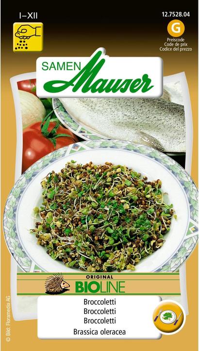 Actual product image Samen Mauser BIO sprouts Broccoletti (Seedlings)