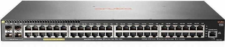 Image du produit HPE E Aruba 2930F Switch 4 ports SFP, PoE+ Layer 3, VSF Stacking, RIP Routing, Access OSP (48 ports)
