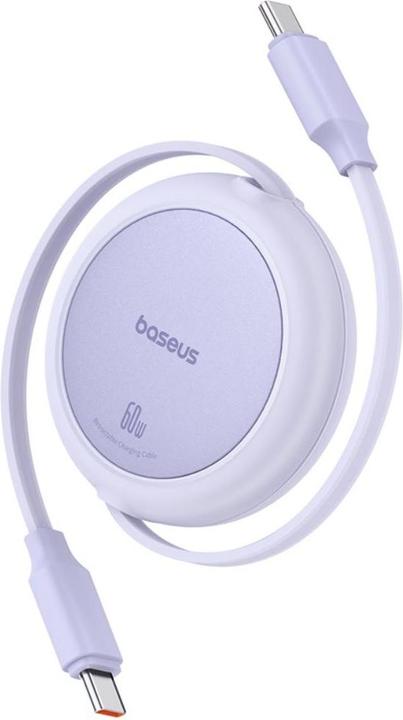 Produktbild Baseus Free2Pull Mini USB-C to USB-C 60W USB cable, 1m (purple) (1 m, USB 3.0)