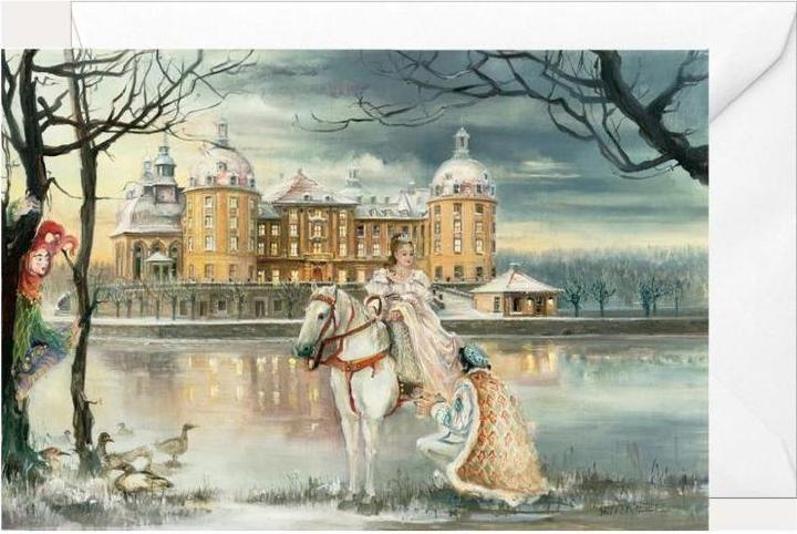 Immagine prodotto Olewinski & Tochter 2739 - Biglietto pieghevole di Natale "Tre nocciole per Cenerentola (1 pz.)