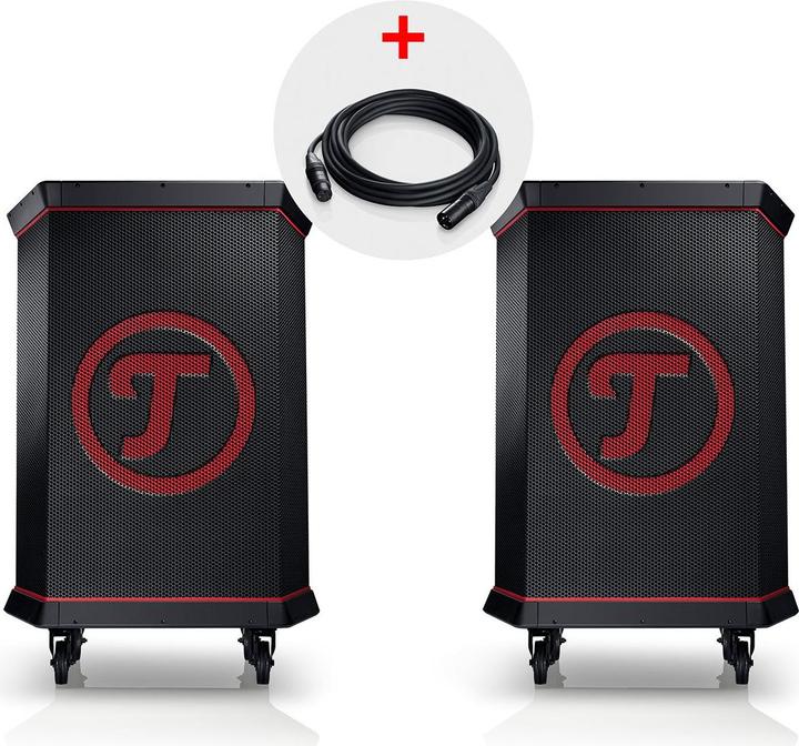 Teufel Kit stéréo Rockster (20 h, Fonctionnement sur secteur, Fonctionnement sur batterie)