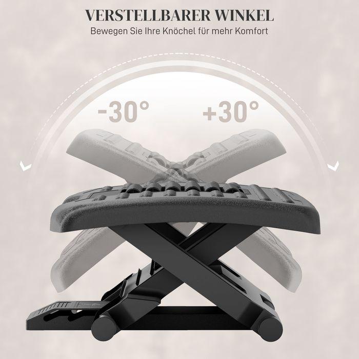 Image du produit Swisshandel24 Fussstütze Schreibtisch Höhenverstellbar Fussablage, Ergonomische Fussstütze