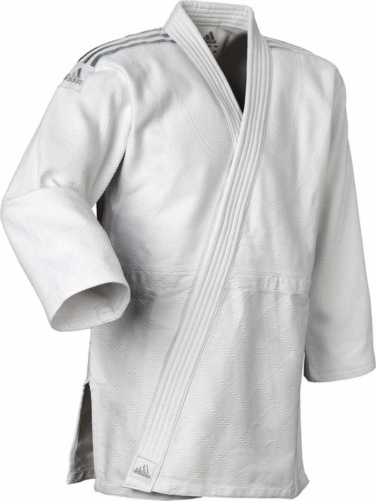 Produktbild adidas Judo-Anzug "Contest" weiss/silberne Streifen, J650 (170)