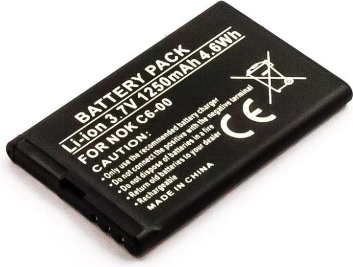 Actual product image AGI Mobile Phone Battery Compatible with Nokia Lumia 620 - Battery/Rechargeable - Black - Lithium-Ion
