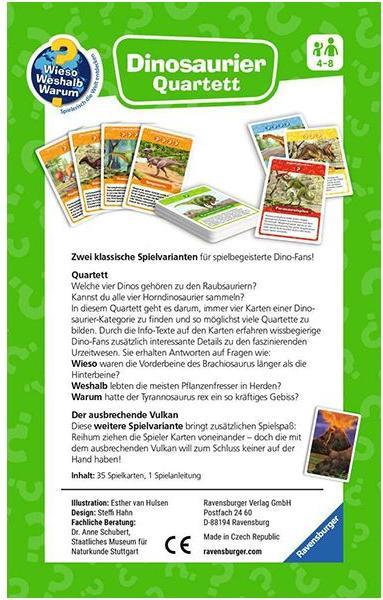 Image du produit Ravensburger Pourquoi? Pourquoi? Pourquoi? Quatuor de dinosaures (Allemand)