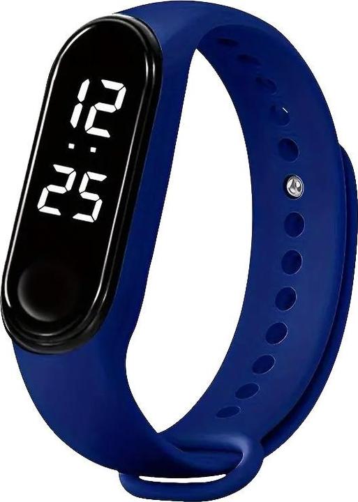 Image du produit Cbx Sport Montre numérique à LED avec bracelet en silicone Affichage 12 heures (45 mm)